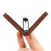 Ring Earring Rotating Display Black Walnut Wooden Storage Hand Jewelry Box_voghion.com