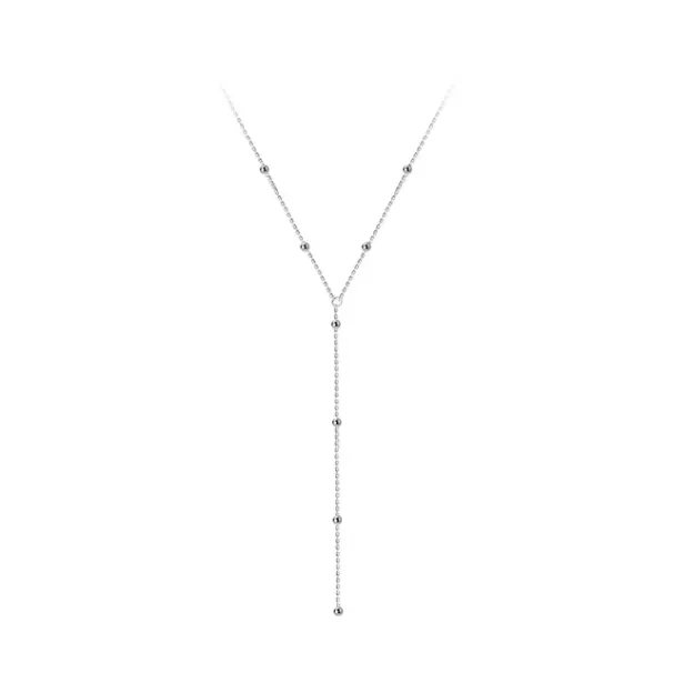 Vendite calde La Monada Catene da donna Donna al collo Catena minimalista Ciondolo Gioielli raffinati per donne Collana Argento Ragazze_voghion.com