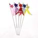 Retractable New Mint Five-Pointed Star Round Ball Feather Teaser Wand Extended Durable Cat Toy_voghion.com