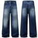 Men's Clothing High Street Washed Old Fashion Jeans Mopping Style Cleanfit Loose Straight Pants_voghion.com