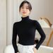 2024 New High Neck Sweater Women's Base Layer Autumn Winter Slim Fit Stylish Versatile Knitted Top_voghion.com