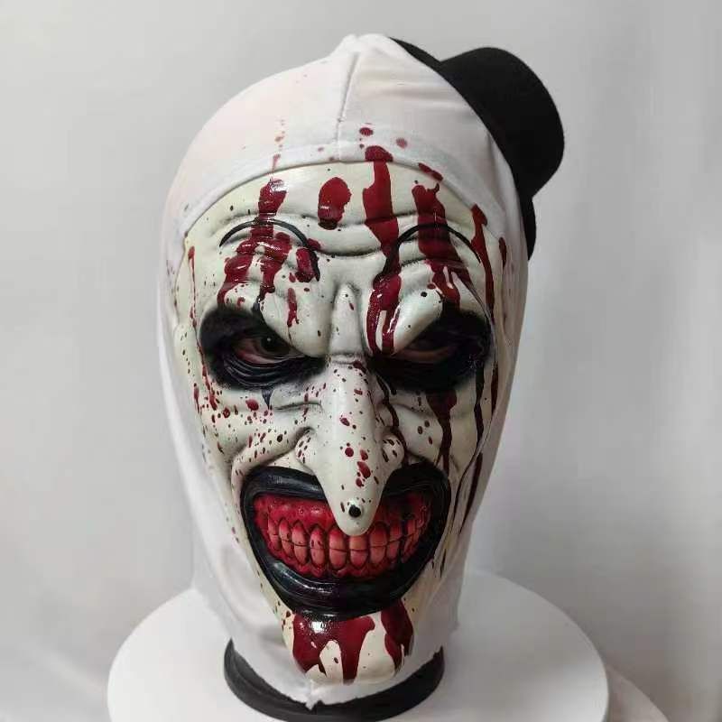 Grappige Terrifier 3 Cosplay Masker Kunst De Clown Zachte Latex Joker Feest Maskers XMAS Bal Rekwisieten Terrifier Maskers Kostuum Volwassene Een Maat_voghion.com