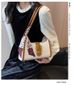 2023 Schoudertas Crossbody Tas Dames Zijden Sjaal Steen Patroon Mode Eenvoudig Casual Niche Pendelen Onderarm Tas_voghion.com