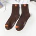 Hot Sale Trendy Versatile Mid-Calf Long Letter Sports Four Seasons Men's Business Socks_voghion.com