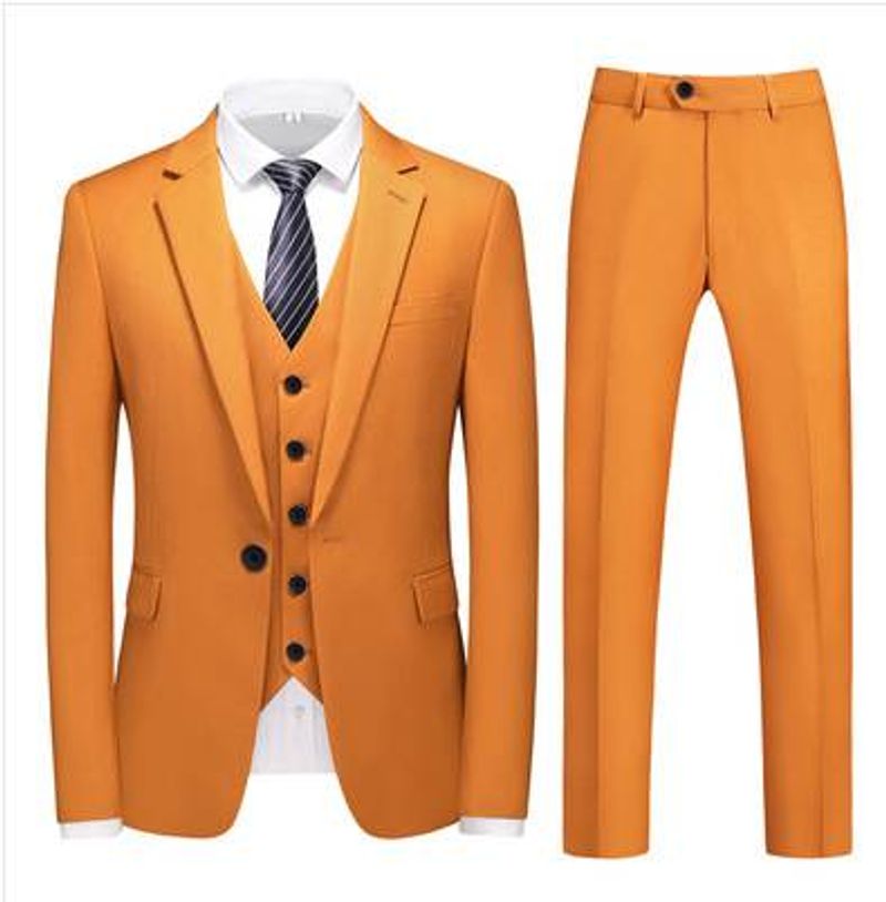 Men's Clothing New Korean Slim-fit Suit Jacket For Men In Summer And Autumn, Formal Suit For Professional White-collar Workers, Best Man Sui_voghion.com