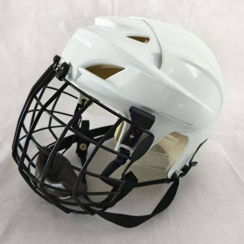 Full face shield ice skates roller skating hockey helmet land dryland hockey helmet face shield sports protective helmet_voghion.com