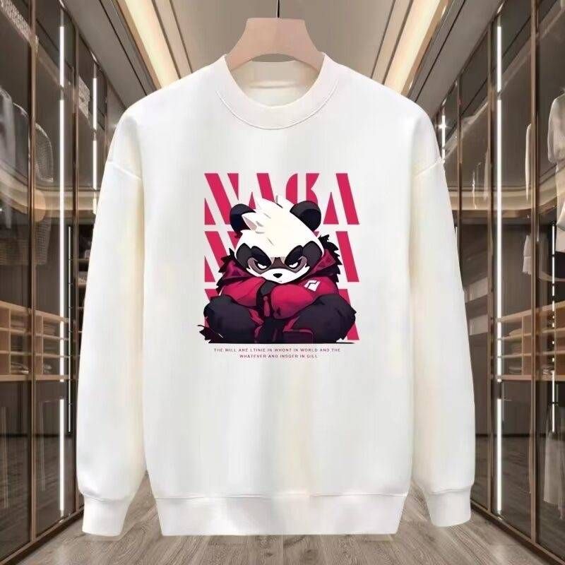 Sweat à capuche ample grande taille automne/hiver 2024 100 % coton_voghion.com