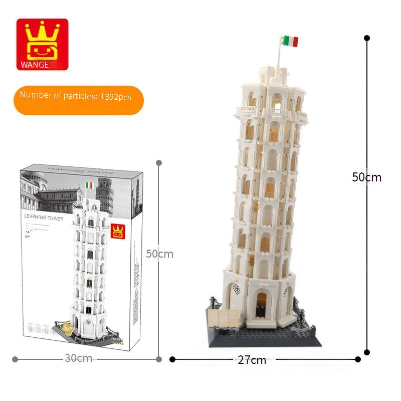 Jouets de construction Blocs de construction à petites particules Construction du monde Modèle tridimensionnel de Tiananmen Assemblage intelligent Jouets d'assemblage_voghion.com
