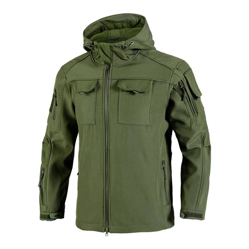 Men's Outdoor Windbreaker, Warm Cycling Breathable Tactical Trench Coat, Base Layer, Sports Hiking And Cycling Jacket_voghion.com