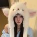 Winter Cartoon Woolen With Small Face Atmosphere, Lei Feng Hat For Warmth, Pinching Ears, Cute And Versatile_voghion.com