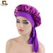 Europees en Amerikaans elastisch lint satijn bedrukt slaap verstelbare band bad schoonheid haarverzorging muts JDB-301J_voghion.com