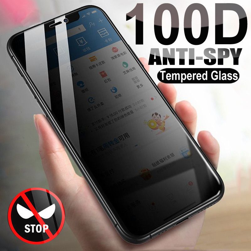Geeignet für Xiaomi Hongmi Note 11 10 12 9 Pro 9S 10s 11s 8 8T 7 Privacy Tempered Glass Hongmi 9A 9C 9A 10A 10C_voghion.com