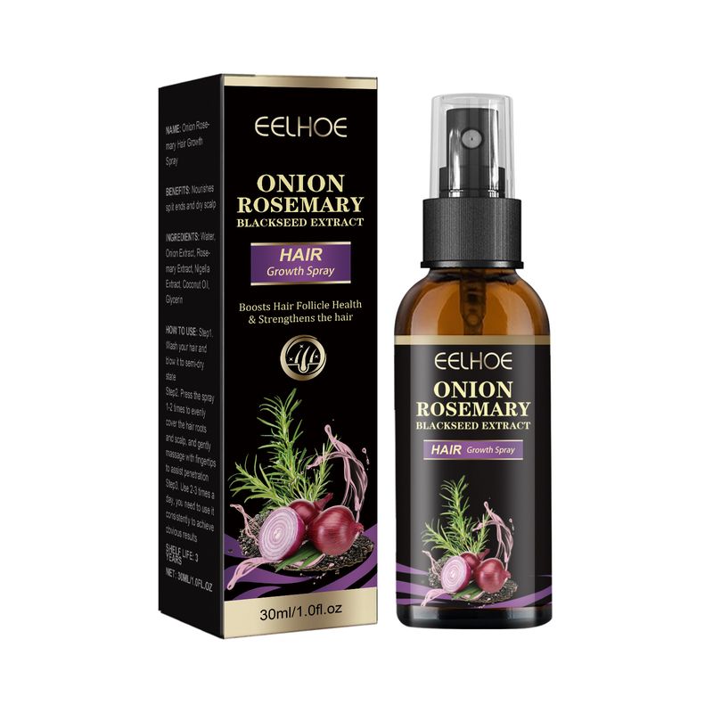 EELHOE Onion Rosemary Deep Moisturizing Scalp, Soft Hair, Dense Hair Care spray_voghion.com