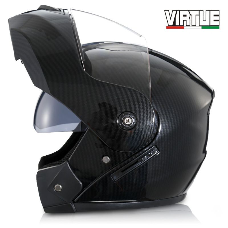 Do elektrycznego kasku samochodowego, męskiego, fajnego, pełnego kasku, na cztery pory roku, kask motocyklowy, cross-country, podwójne lusterko, odkryty kask_voghion.com