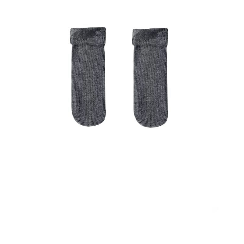 Affordable Winter socks men's snow medium tube warm men's cotton socks coral thickened wool socks women winter velvet middle-aged elderly _voghion.com