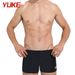 Two-Piece Suits Yuke Men's Sharkskin Swimming Trunks Large Size Swimsuit Swimming Trunks Waterproof Quick Drying Lace Up Swimming Shorts_voghion.com