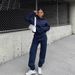 Women's Casual Hooded Sweatshirt & Jogger Set - Long Sleeve Pullover Hoodie With Pockets & Comfortable Lounge Pants ( Streetwear, Autumn Winter)_voghion.com