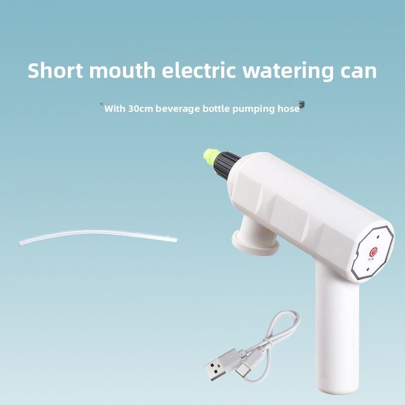 New Model Sprayer Electric Rechargeable Small Miniature Flower Nozzle Household High-Pressure Water Gun Watering Can_voghion.com