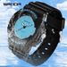 Orologio sportivo unisex alla moda con display digitale, impermeabile fino a 50 m, cinturino in TPU leggero, casual ed elegante per adolescenti e adulti._voghion.com