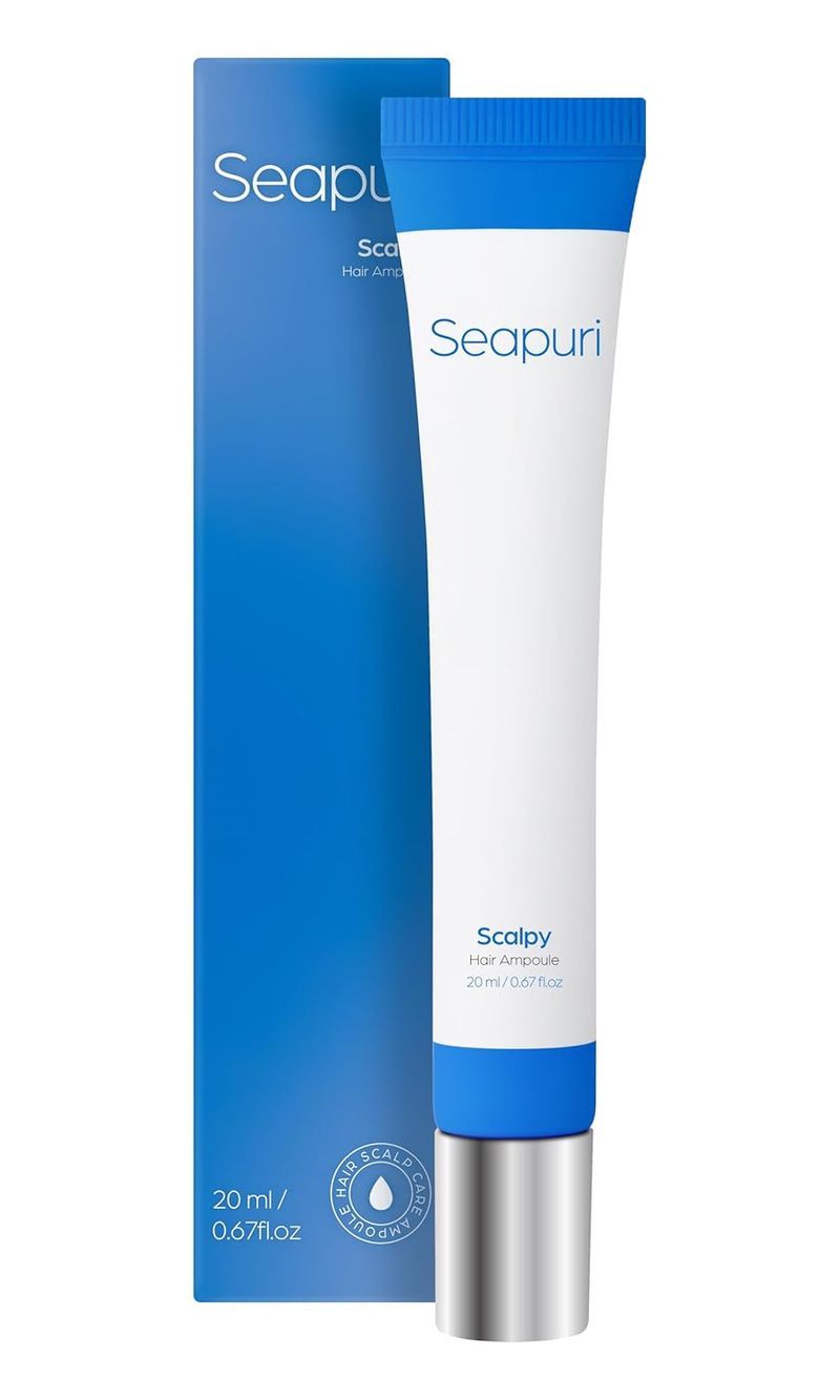 Seapuri Scalpy Hair Growth Serum voor haaruitval en dunner wordend haar, hoofdhuidmassagebehandeling, lichtgewicht exfoliërende roos_voghion.com