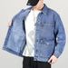 Spring and Autumn denim 2022 new trendy brand high-end multi pocket workwear loose oversized men's jacket_voghion.com