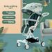 Dětský chodící vozík s artefakty, ultralehký skládací, pro děti s vysokou polohou, miminka mohou sedět a ležet, otočení jedním kliknutím_voghion.com