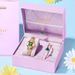 Beliebtes neues Damenuhren-Set, Valentinstagsgeschenk, dreiteiliges Set, Geschenkbox, authentisch_voghion.com