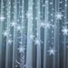 Christmas Light Led Snowflake Curtain Icicle Fairy String Lights Garland Outdoor For Home Garden New Year Party Decoration_voghion.com