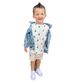 Kid's Clothing 2024 Spring and Summer New Children's Suit Short Sleeve Moon Print Shorts Two-piece Set_voghion.com