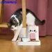 2-in-1 Cartoon Automatischer Futter- und Wasserspender für Haustiere, auslaufsicherer ABS-Kunststoff, Futternapf mit großem Fassungsvermögen für Hunde und Katzen_voghion.com