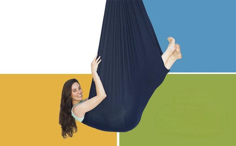 Altalena elastica per bambini, allenamento sensoriale per alleviare l'autismo, amaca da interno_voghion.com
