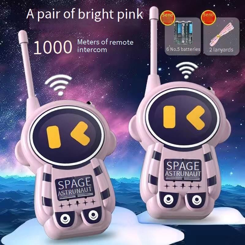 Walkie Talkie Wireless Distance Children's Walkie Talkie Toys Baby Parent Child Interactive Dialogue Play House Cartoon Telephone Game Console_voghion.com