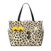 Leopard Print Large Waterproof Beach Women Sandproof Tote Pool Bag With Zipper And Pockets For Travel Vacation Gym_voghion.com