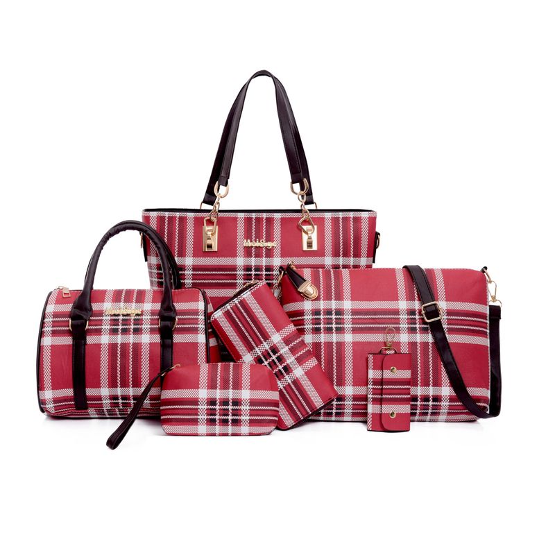 2024 nuova borsa intrecciata set da sei pezzi madre e bambino tracolla portafoglio borsa da donna all'ingrosso_voghion.com