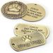 Pet Identification Tag, Personalized Engraving, Bronze Number Plate For Dogs And Cats, Custom Address Indicator, By PawParty Store_voghion.com