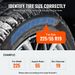 Tires Snow For 2PCS Cover-Extra Thickened Snow Large Socks Traction Tire_voghion.com