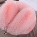 Plush bag women's crossbody portable Princess bag  fur Plush Bag New chain bag all-match rabbit ears bag_voghion.com