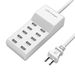 50W 2.4A/1A 10-Port USB Charging Station With Intelligent Short Circuit Protection & Intelligent Current Distribution - Desktop USB Charger Hub_voghion.com