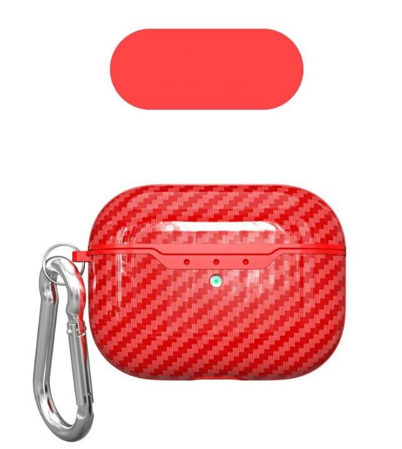 Vhodné pro AirPods4, kryt na sluchátka z uhlíkových vláken, TPU bezdrátová Bluetooth sluchátka, kryt na sluchátka AirPods Pro_voghion.com