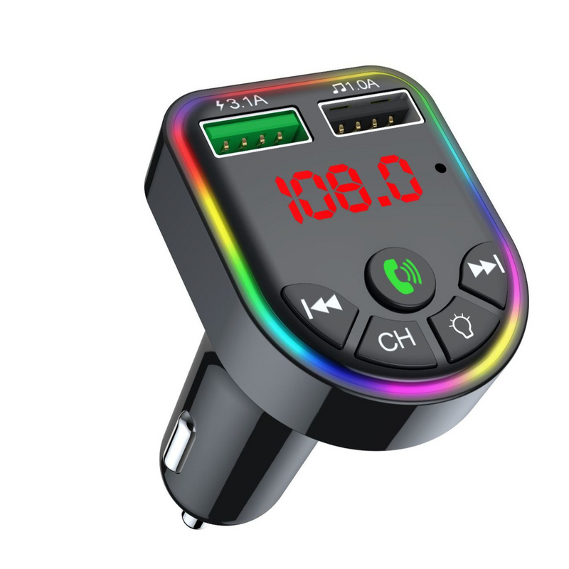Nabíječka telefonu do auta FM Bluetooth vysílač Autopotřeby_voghion.com