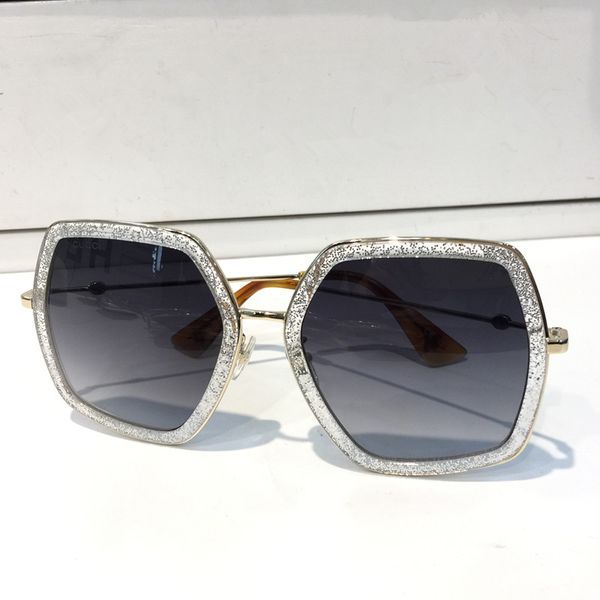 Sunglasses women 0106 Square Big Summer generous Style Mixed Color Frame 0106S sunglasses Top Quality UV Protection Lens_voghion.com