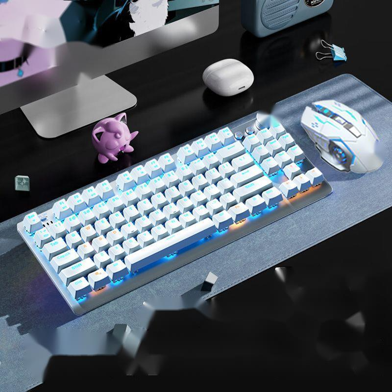 Tarantula Bluetooth Die Dritte Scheinprüfung Mechanische Tastatur Drahtlose Maus Set Spiel Büro Notebook Tablet_voghion.com