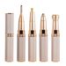 4-in-1 Electric Hair Trimmer For Face, Eyebrows, Nose, Underarms & Bikini Line - Painless Hair Removal With 4 Replaceable Heads_voghion.com