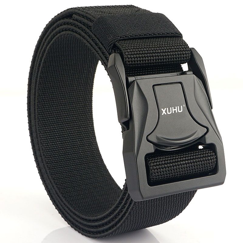 New Tactical Quick Release Buckle Elastic Waist Casual Workwear Outdoor Training Men's Belt_voghion.com