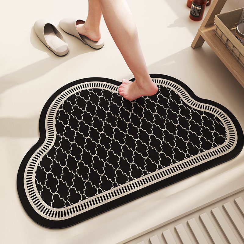 Tappetini antiscivolo per il bagno, tappetini assorbenti in fango diatomeico, tappetini per porte a forma di nuvola, tappeti ad asciugatura rapida_voghion.com