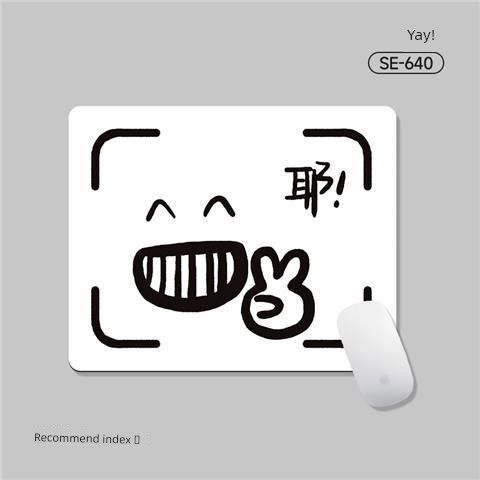Unbeatable Quality Cartoon Cute Refreshing Mouse Square Small Size Girl Ins Style Thickened Wristband Notebook Computer Desk Pad_voghion.com