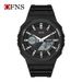 Men's Digital Analog Sports Watch With LED Backlight, Waterproof, Alarm, Stopwatch, World Time For Outdoor, Gym, And Daily Wear_voghion.com