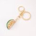 Portachiavi con ciondolo a forma di anguria, piccolo regalo, in lega di frutta creativa con diamanti intarsiati_voghion.com