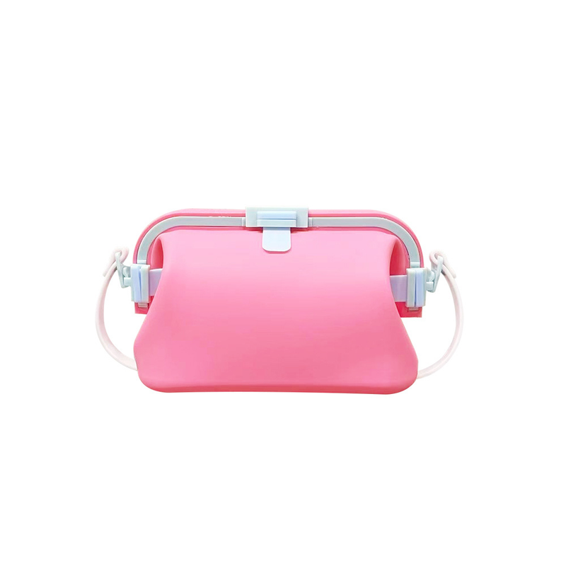 Children's portable lunch box available for work microwave oven lunch box 2023 Cross border food grade silicone snack bento bag_voghion.com