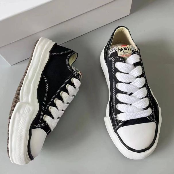 Noua designer mmy maison mihara yasuhiro original peterson sohle niedrige seite leinwand schuh wowomens für frauen skate_voghion.com